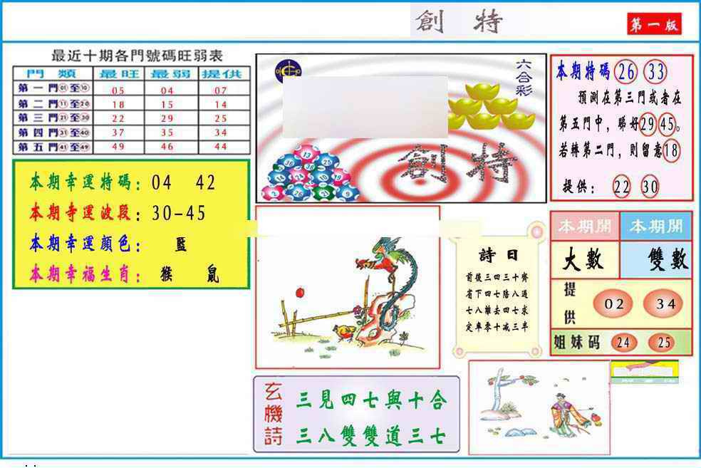 036期马经创特A(新图推荐)[图]